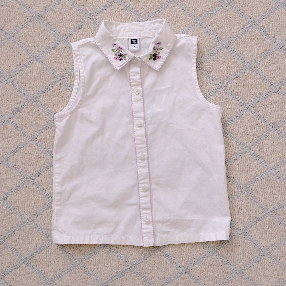 Janie and Jack sleeveless shirt for girl